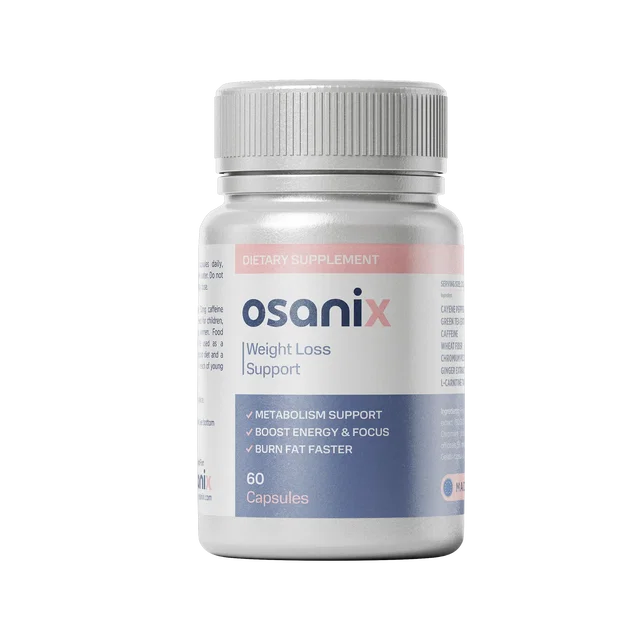 A single bottle of Osanix Ozalyn 2.0 weight-management supplement, 60 capsules, on a light surface